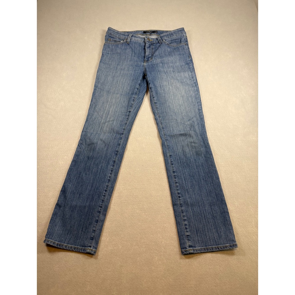 Lauren Ralph Lauren Womens Straight Leg Jeans Blue Medium Wash Denim Size 8
